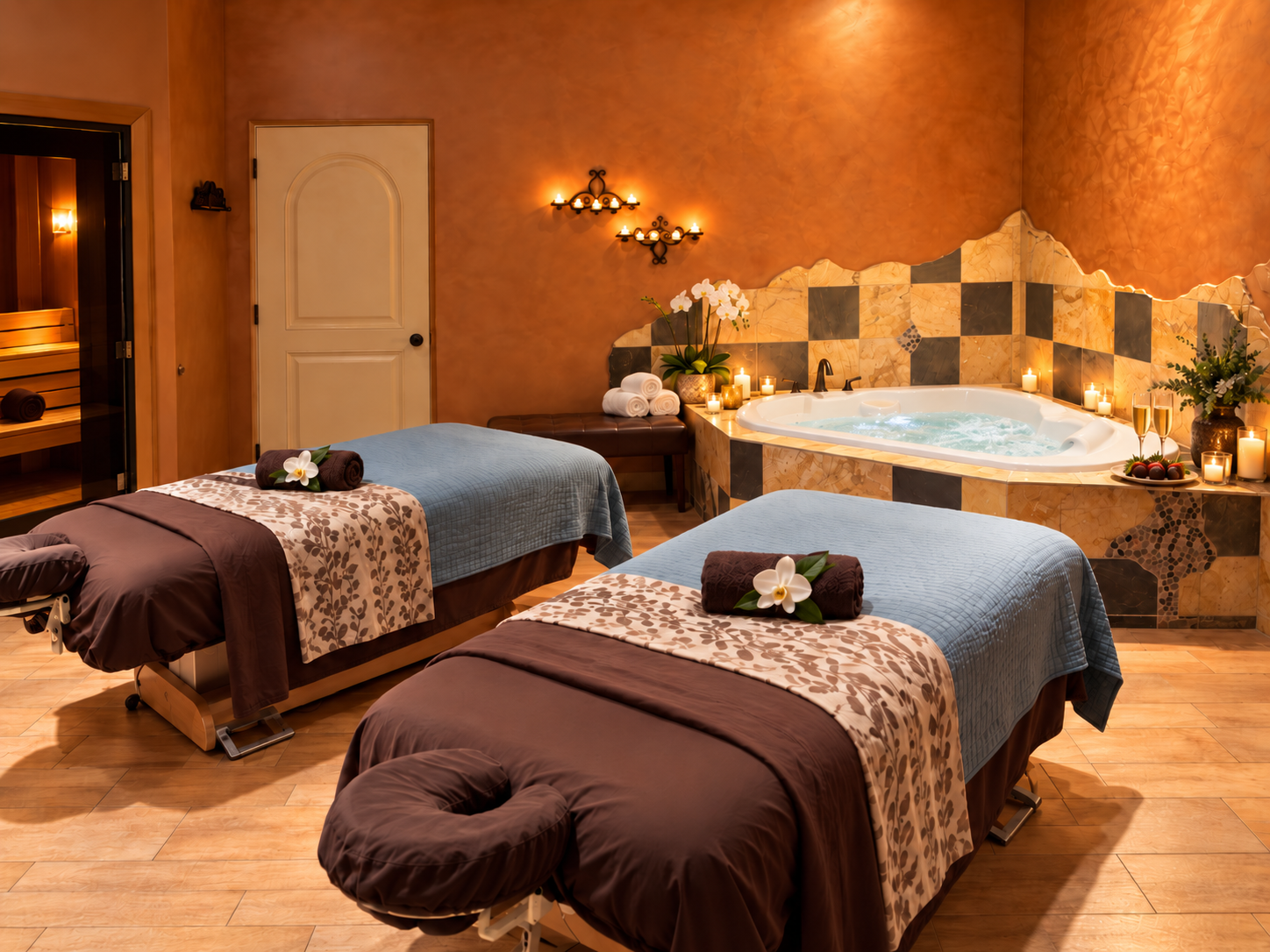 Dolce Vita - Day Spa In Granite Bay, Ca Relaxing Spa Room With Massage Tables