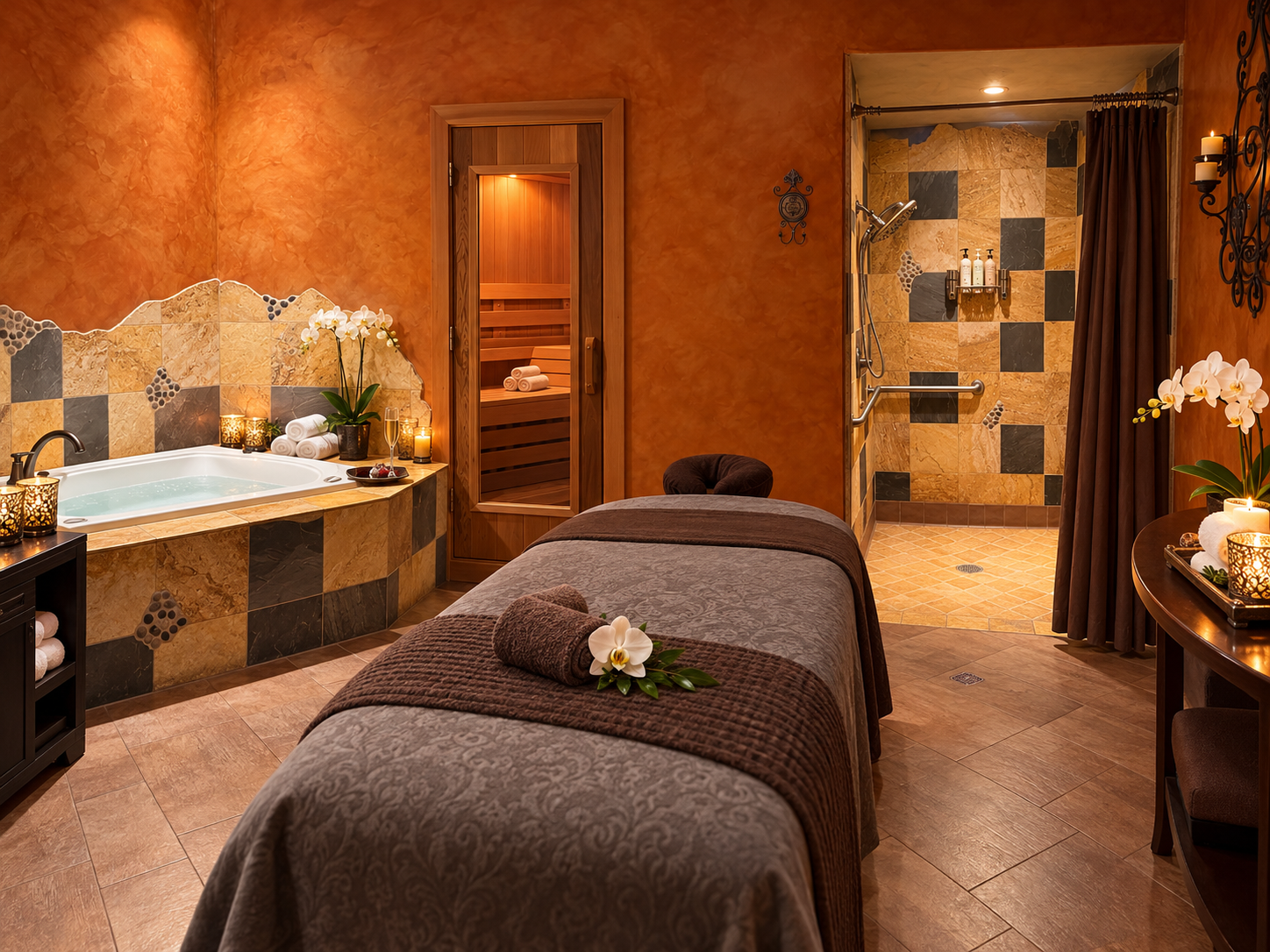 Dolce Vita - Day Spa In Granite Bay, Ca Luxurious Spa Room With Amenities.