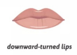 Downward Turned Lips